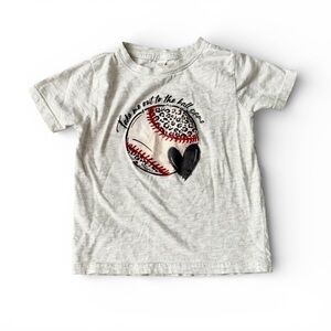 Baseball Heart Graphic Tee